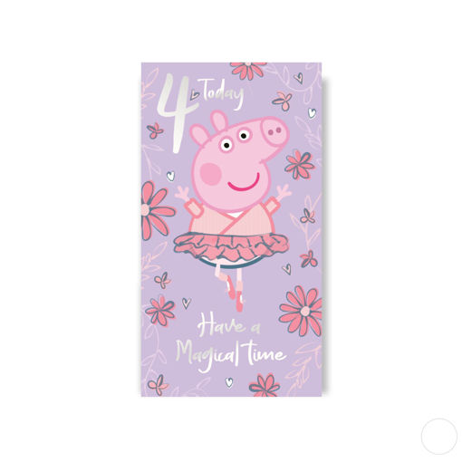 Picture of 4 TODAY HAVE A MAGICAL TIME PEPPA PIG CARD